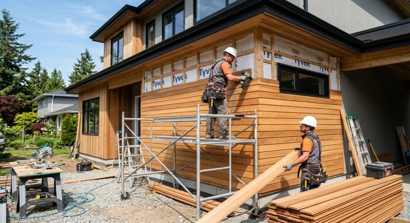 Faux Wood Siding Installation in Fairfield County, CT