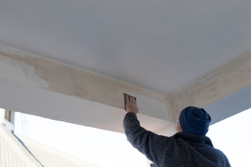 Stucco Ceiling Installation detail